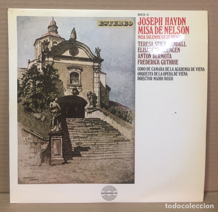 Discos de vinilo: LP JOSEPH HAYDN - MISA DE NELSON - Dir. MARIO ROSSI - Foto 1