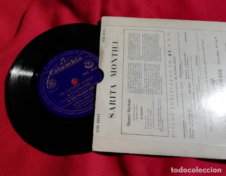 Discos de vinilo: Sarita Montiel - El &uacute;ltimo cupl&eacute; - Foto 2