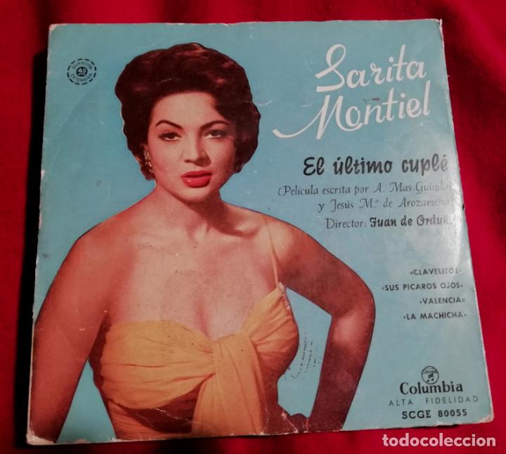 Discos de vinilo: Sarita Montiel - El &uacute;ltimo cupl&eacute; - Foto 1