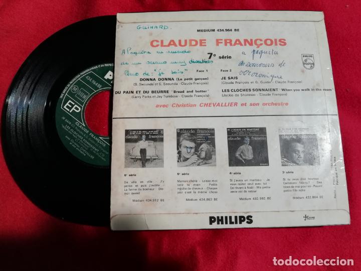 Discos de vinilo: CLAUDE FRANCOIS // DONNA DONNA - Foto 2