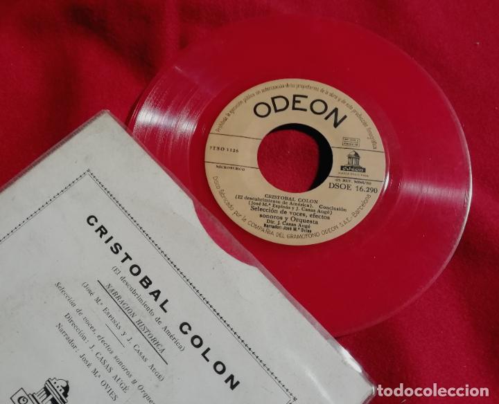 Discos de vinilo: Crist&oacute;bal Col&oacute;n - el descubrimiento de Am&eacute;rica - Odeon - Foto 3