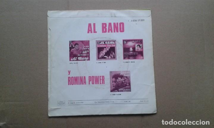 Discos de vinilo: AL BANO - LA MA&Ntilde;ANA SINGLE 1970 - Foto 3