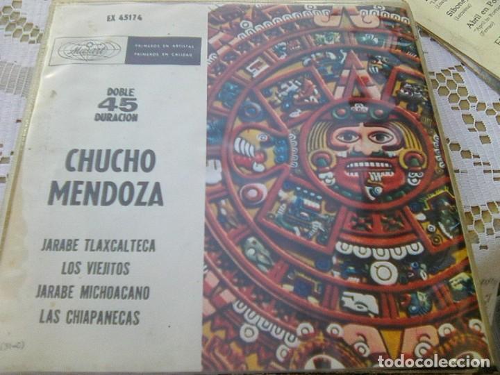 Disques de vinyle: Chucho Mendoza - Jarabe Tlaxcalteca + 3 (Musart, 60&acute;s) - ed. mexicana original - escaso