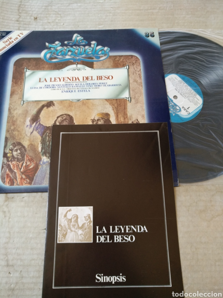 Dischi in vinile: CCHG - COLECCI&Oacute;N LA ZARZUELA NUM 35. LA LEYENDA DEL BESO. ZAFIRO