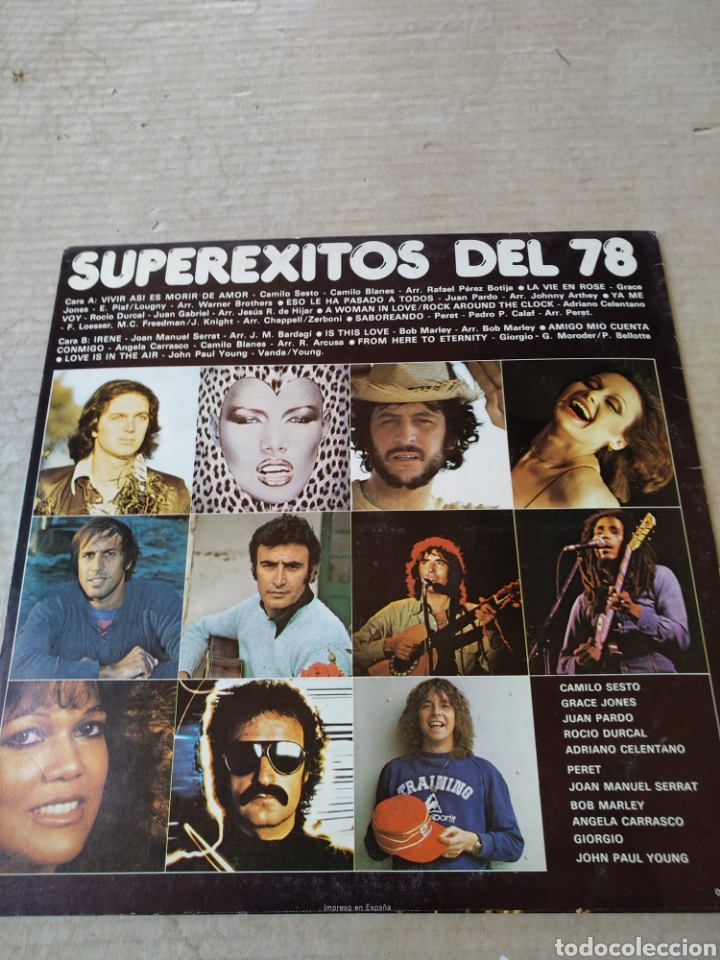 Discos de vinilo: CCHG - SUPER &Eacute;XITOS DEL 78 / ARIOLA - Foto 2