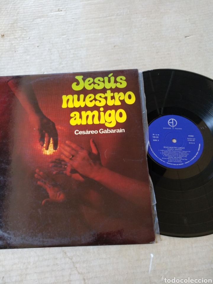 Dischi in vinile: CCHG - JES&Uacute;S NUESTRO AMIGO. CES&Aacute;REO GABARAIN. EDICIONES PAULINAS