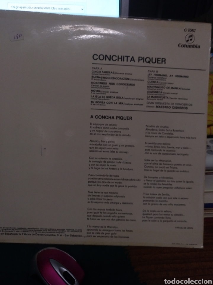 Discos de vinilo: Concha Piquer Columbia - Foto 2