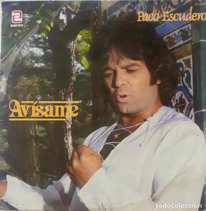 Discos de vinilo: PACO ESCUDERO, AV&Iacute;SAME. LP SERDISCO - Foto 1