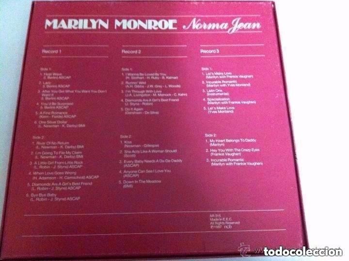 Discos de vinilo: marilyn monroe - 3 discos- nuevos - Foto 2