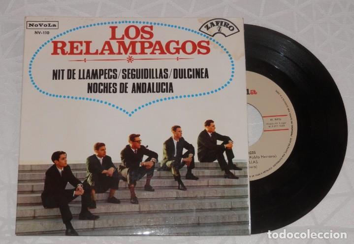 Discos de vinilo: DISCO SINGLE VINILLO LOS REL&Aacute;MPAGOS - Foto 1