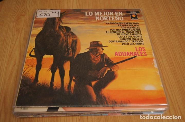 Disques de vinyle: Los Aduanales - Lo Mejor En Norte&ntilde;o - Globo CPS 9599 - 1979