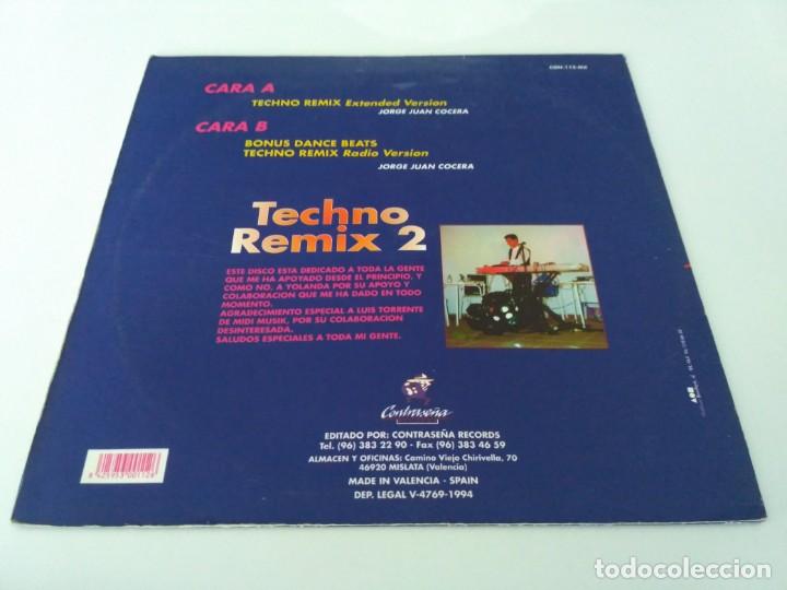 Discos de vinilo: D.J. J.J.C.R. - Techno Remix 2 - Foto 2