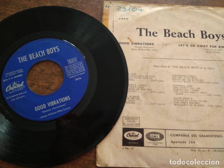 Discos de vinilo: THE BEACH BOYS - DISCO SINGLE - Foto 2