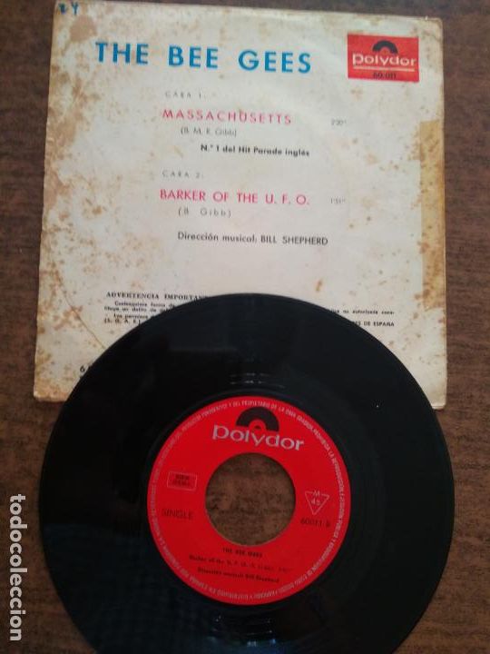 Discos de vinilo: THE BEE GEES - 1 DISCO SINGLE - Foto 2