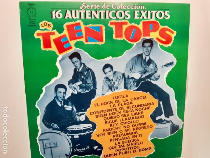 Discos de vinilo: LOS TEEN TOPS- 16 AUTENTICOS EXITOS- MEXICO LP 1985- COMO NUEVO. - Foto 1 - 212340603