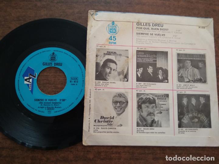 Discos de vinilo: GILLES DREU - 1 DISCO SINGLE - Foto 2