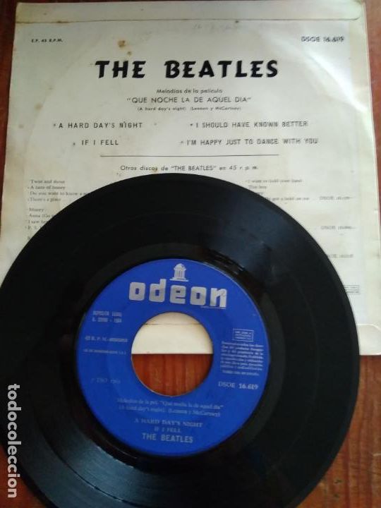 Discos de vinilo: THE BEATLES - 1 DISCO SINGLE - Foto 2