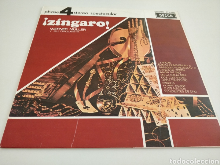 Discos de vinilo: &iexcl;ZINGARO! WERNER M&Uuml;LLER Y SU ORQUESTA. - Foto 1