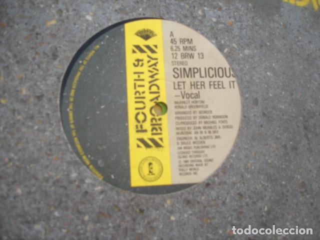 Discos de vinilo: Simplicious Let Her Feel It - Foto 1
