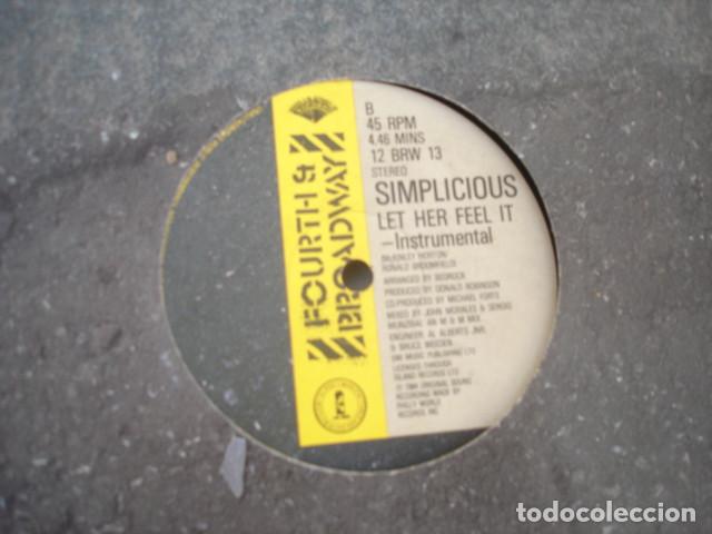 Discos de vinilo: Simplicious Let Her Feel It - Foto 2