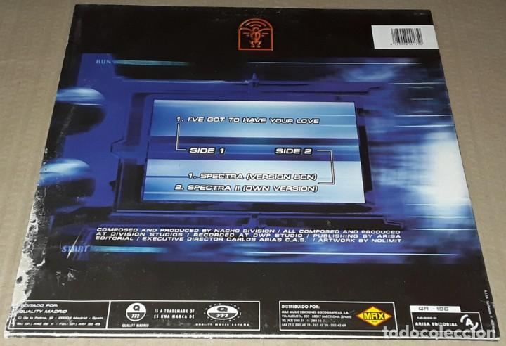 Discos de vinilo: MAXI SINGLE - NACHO DIVISI&Oacute;N - SPECTRA - NACHO DIVISION - Foto 2