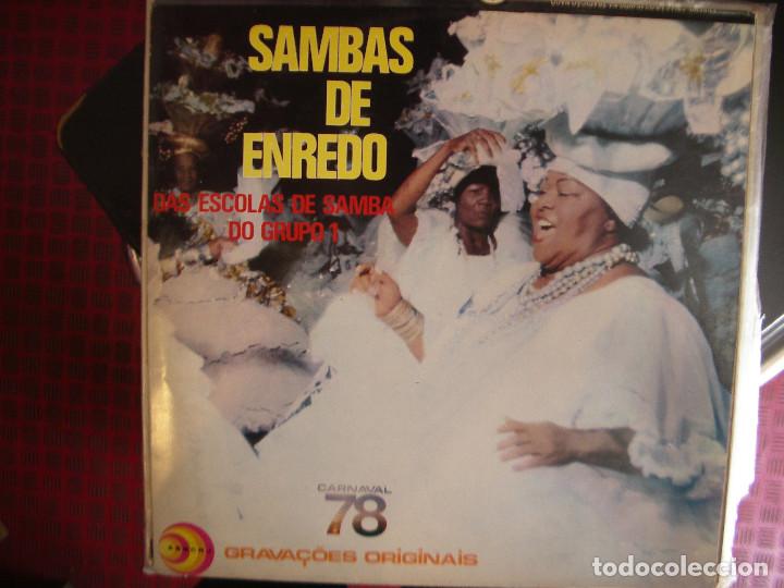 Discos de vinilo: SAMBAS DO ENREDO- LP. - Foto 1
