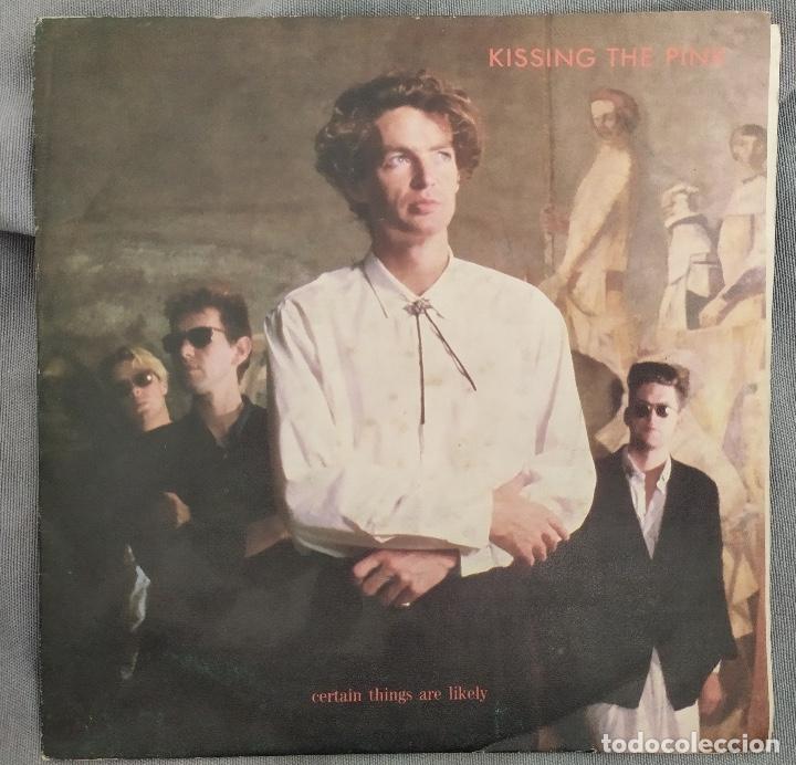 Discos de vinilo: KISSING THE PINK - CERTAIN THINGS ARE LIKELY. SINGLE, EDICI&Oacute;N ESPA&Ntilde;OLA.