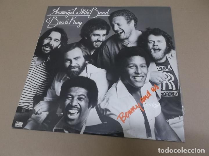 Discos de vinilo: AVERAGE WHITE BAND & BEN E. KING (LP) BENNY AND US A&Ntilde;O &ndash; 1977 - Foto 1