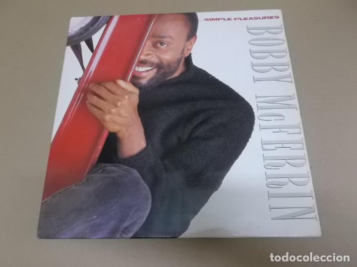 Discos de vinilo: BOBBY MCFERRIN (LP) SIMPLE PLEASURES A&Ntilde;O &ndash; 1988 - Foto 1