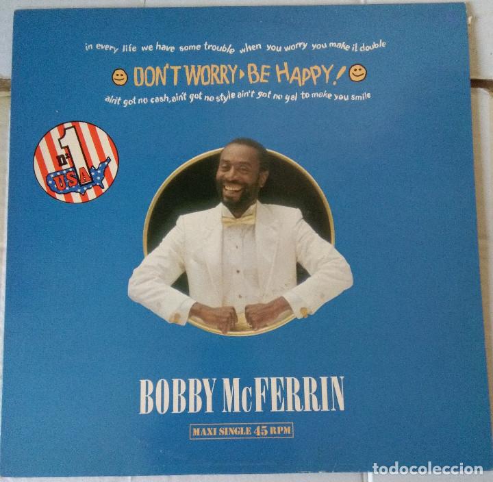Discos de vinilo: BOBBY MC FERRIN-DONT WORRY BE HAPPY - Foto 1