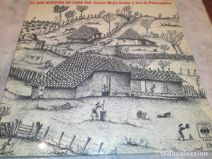 Disques de vinyle: CARLOS MEJIA GODOI Y LOS DE PALACAGUINA-EL SON NUESTRO DE CADA DIA-PORTADA ABIERTA