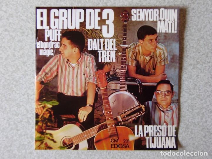 Discos de vinilo: EL GRUP DE 3.DALT DEL TREN + 3......COMO NUEVO - Foto 1
