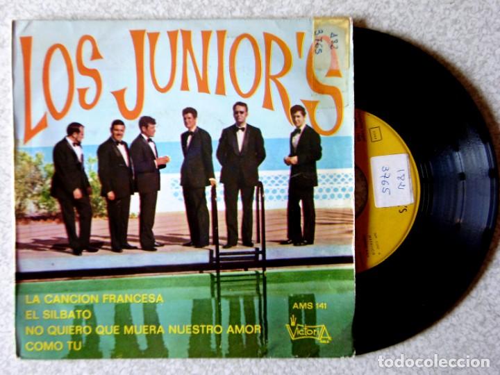 Discos de vinilo: LOS JUNIOR&acute;S.LA CANCION FRANCESA + 3...USADILLO - Foto 1