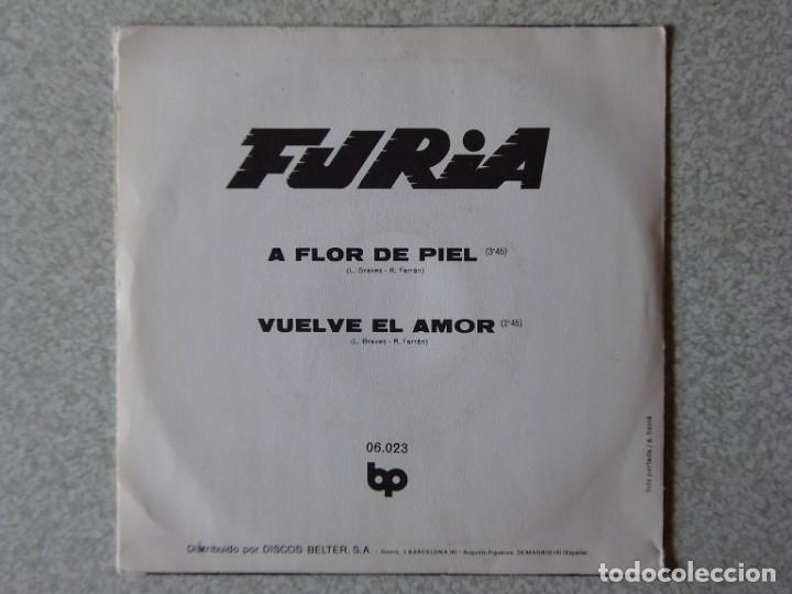 Discos de vinilo: FURIA.A FLOR DE PIEL + 1..COMO NUEVO - Foto 2
