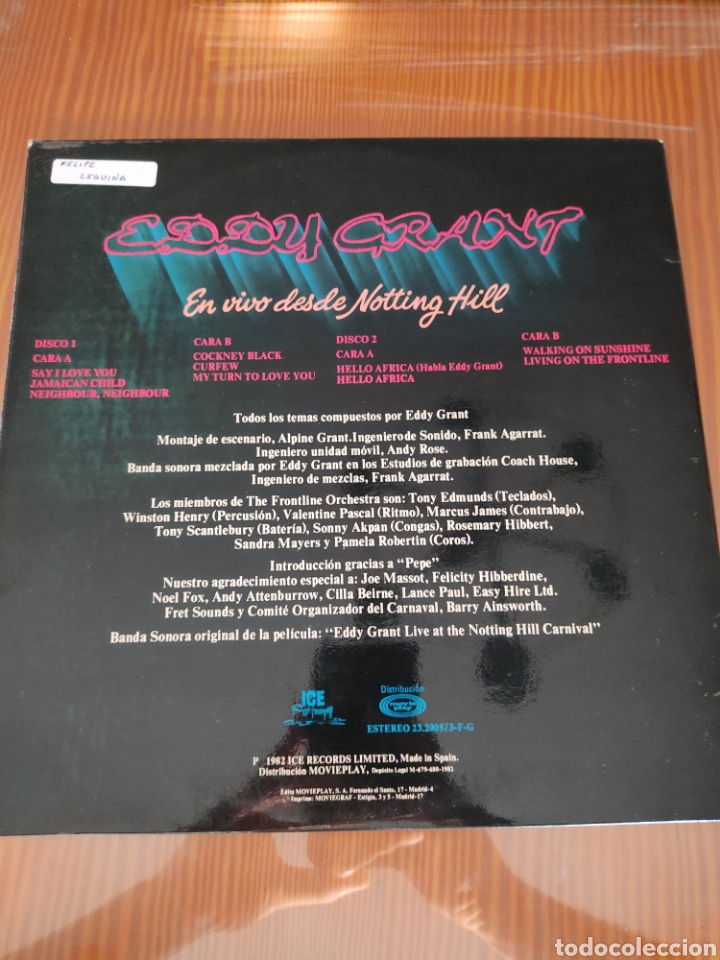 Discos de vinilo: Dible disco vinilo EDDY GRANT - Foto 2
