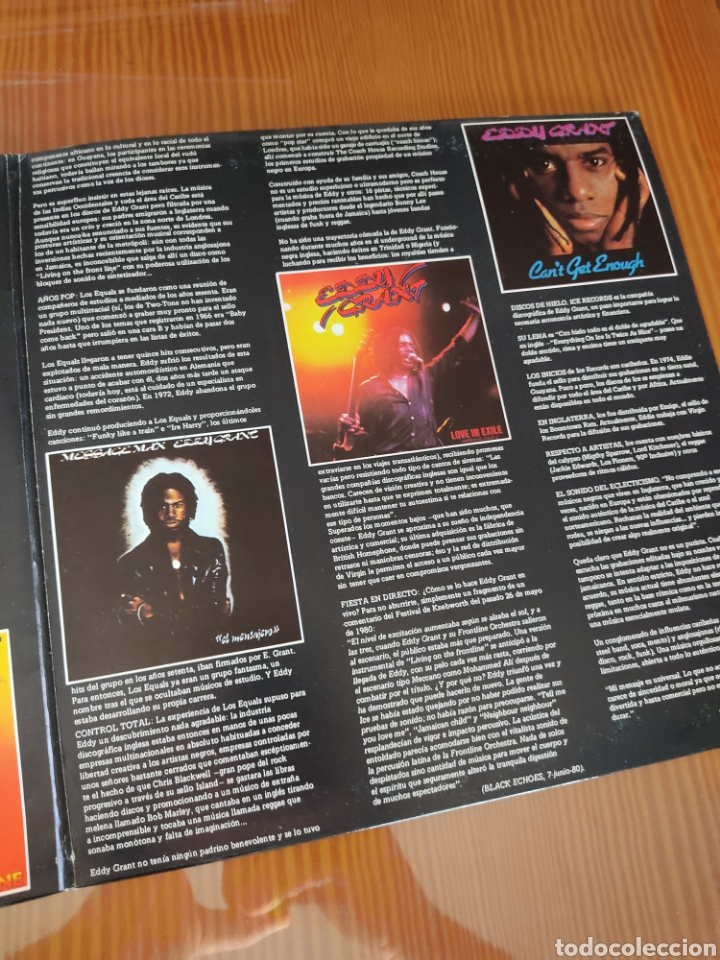 Discos de vinilo: Dible disco vinilo EDDY GRANT - Foto 4