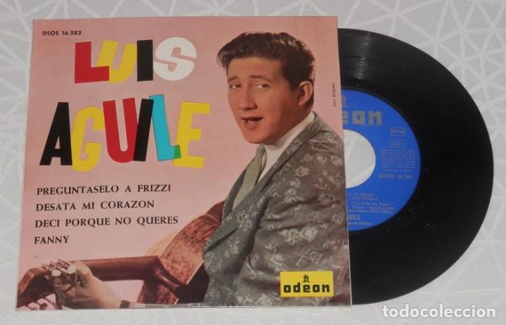 Discos de vinilo: DISCO SINGLE VINILLO LUIS AGUILE - Foto 1