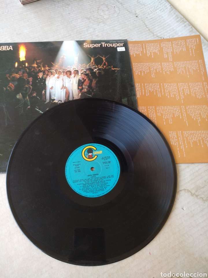 Discos de vinilo: CCHG - ABBA. SUPERTROUPER. CARNABY. 1980 - Foto 1