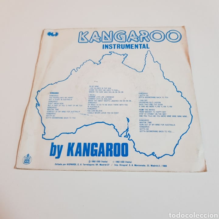 Discos de vinilo: KANGAROO INSTRUMENTAL - BY KANGAROO 1982 HISPAVOX - Foto 2
