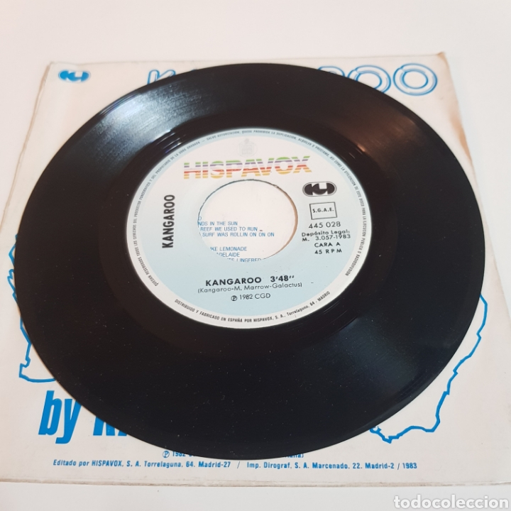 Discos de vinilo: KANGAROO INSTRUMENTAL - BY KANGAROO 1982 HISPAVOX - Foto 3