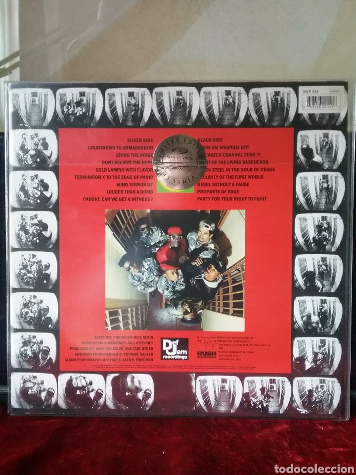 Discos de vinilo: PUBLIC ENEMY Edicion Limitada 2000 Vinilo 180 gramos .Precintado - Foto 2