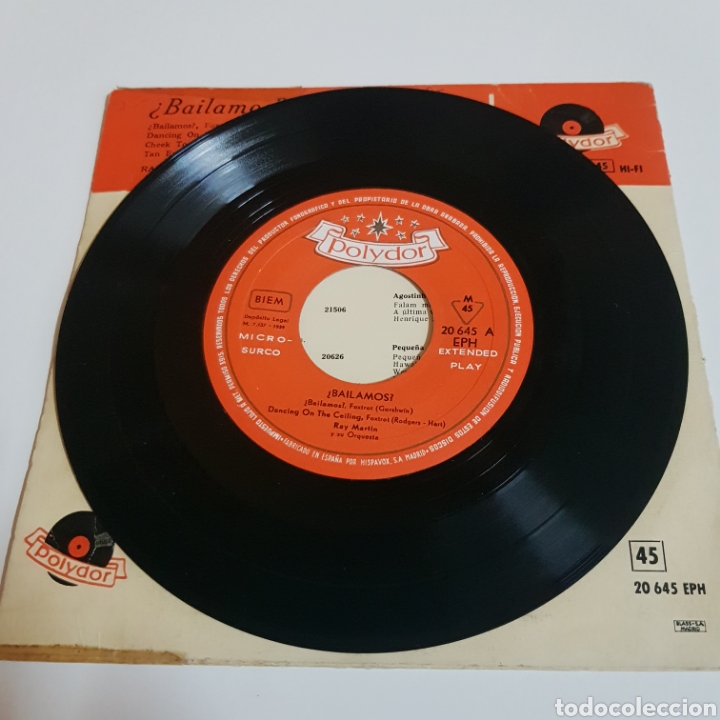 Discos de vinilo: &iquest; BAILAMOS ? RAY MARTIN Y SU ORQUESTA 1959 - Foto 3