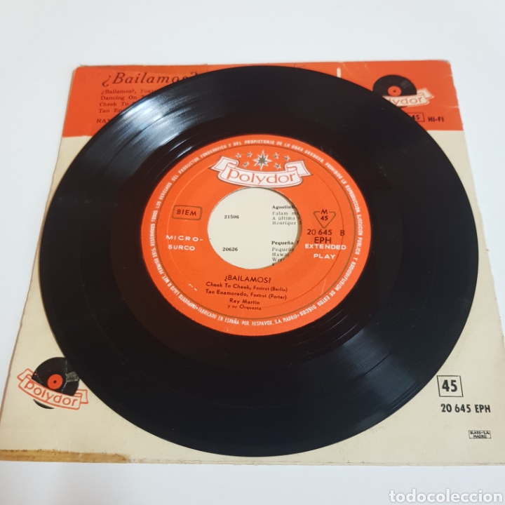 Discos de vinilo: &iquest; BAILAMOS ? RAY MARTIN Y SU ORQUESTA 1959 - Foto 4