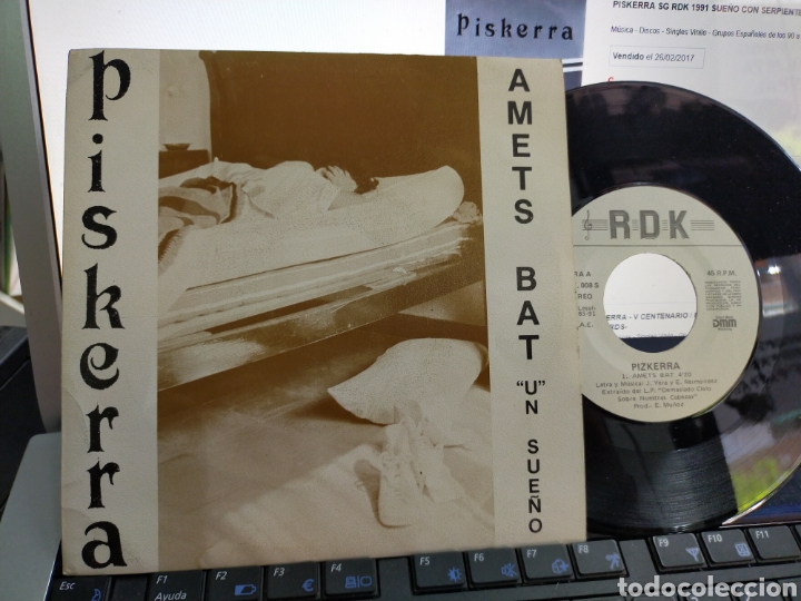 Discos de vinilo: Piskerra single amets bat un sue&ntilde;o 1991 - Foto 1