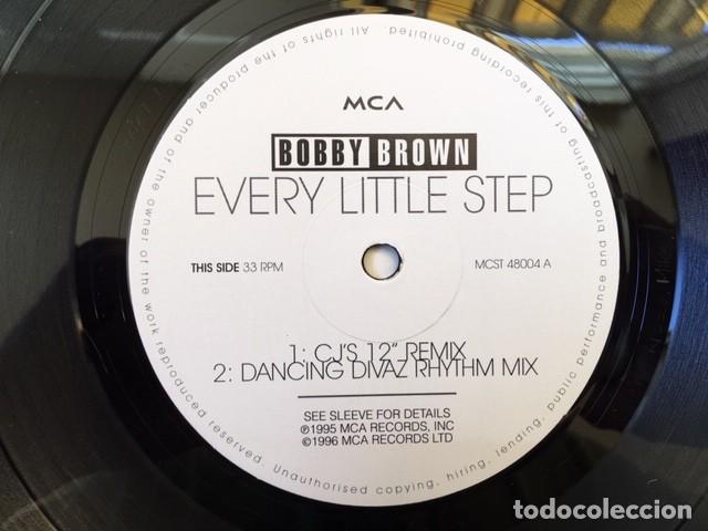 Discos de vinilo: BOBBY BROWN . EVERY LITTLE STEP. EDICI&Oacute;N INGLESA 1995/6 MAXI SINGLE - Foto 2
