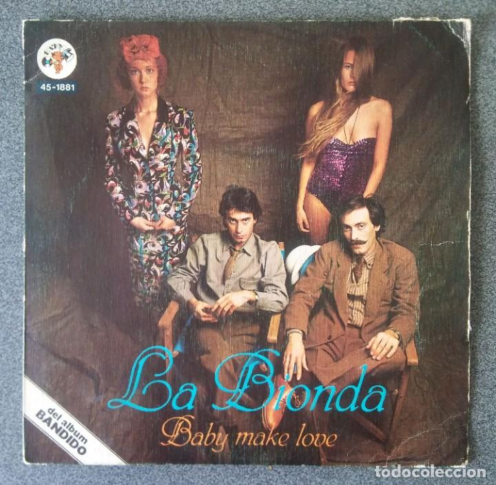 Discos de vinilo: Single Ep La Bionda Baby Make Love - Foto 1