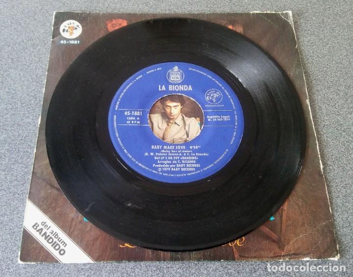 Discos de vinilo: Single Ep La Bionda Baby Make Love - Foto 2