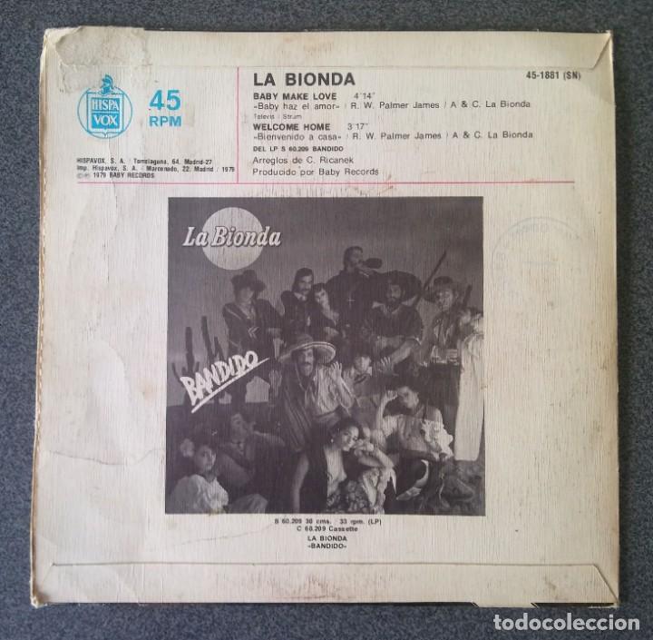 Discos de vinilo: Single Ep La Bionda Baby Make Love - Foto 3