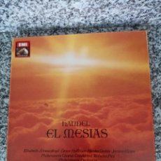 Discos de vinilo: HANDEL.EL MESIAS.3 LPS.LA VOZ DE SU AMO.. Lote 212672903