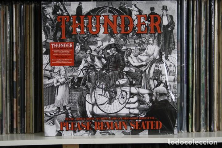 Discos de vinilo: THUNDER, PLEASE REMAIN SEATED, DOBLE LP, GATEFOLD.2019 - Foto 1